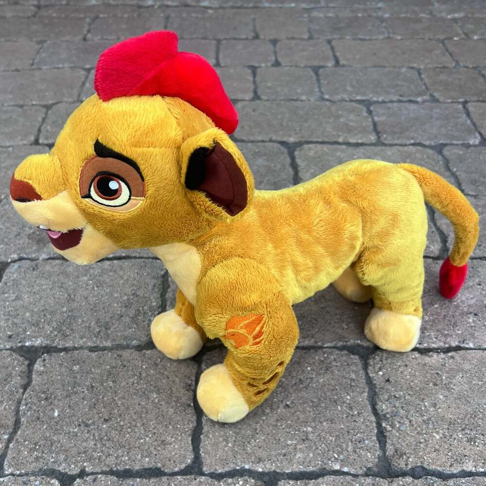 Disney Store Kion The Lion King Guard Red Mane Plush Stuffed Animal